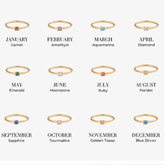 September Sapphire Ring. US size 8. - Picture 4 of 4